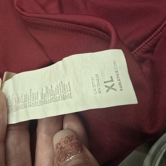 Fabletics Pink Sports Bra with Racerback Design - Picture 3 of 3